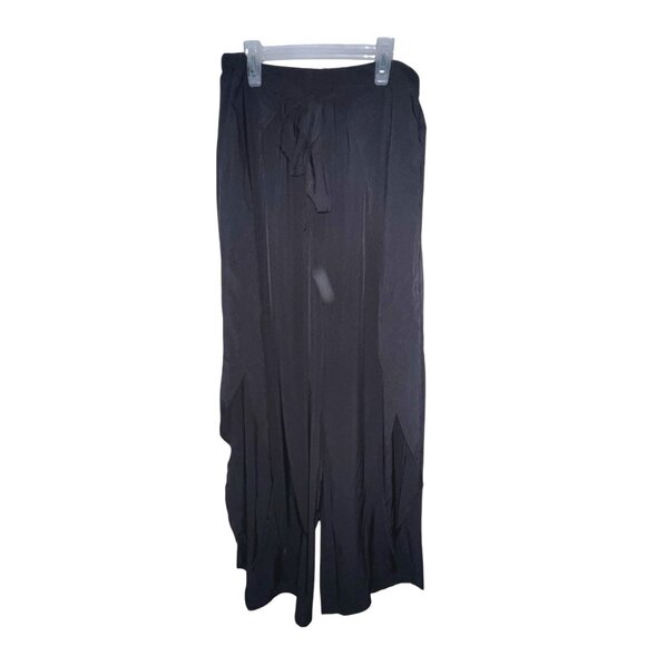 Halara Breezeful High Waisted Tie Front Palazzo Flowy Casual Pants Sz Medium Wom - Picture 2 of 16